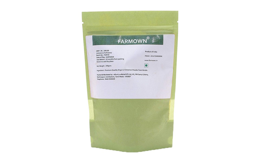 Farmown Organic Cinnamon Powder    Pack  250 grams